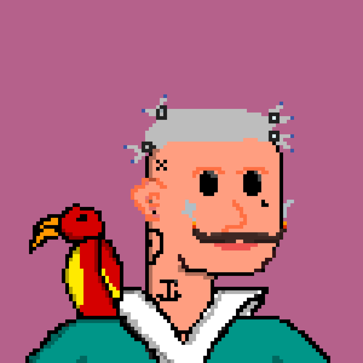 Birates1's tweet photo. Y'all ever just feel like wearing a hanky on your head and going out with your parrot? https://t.co/JLVh7mzHTt