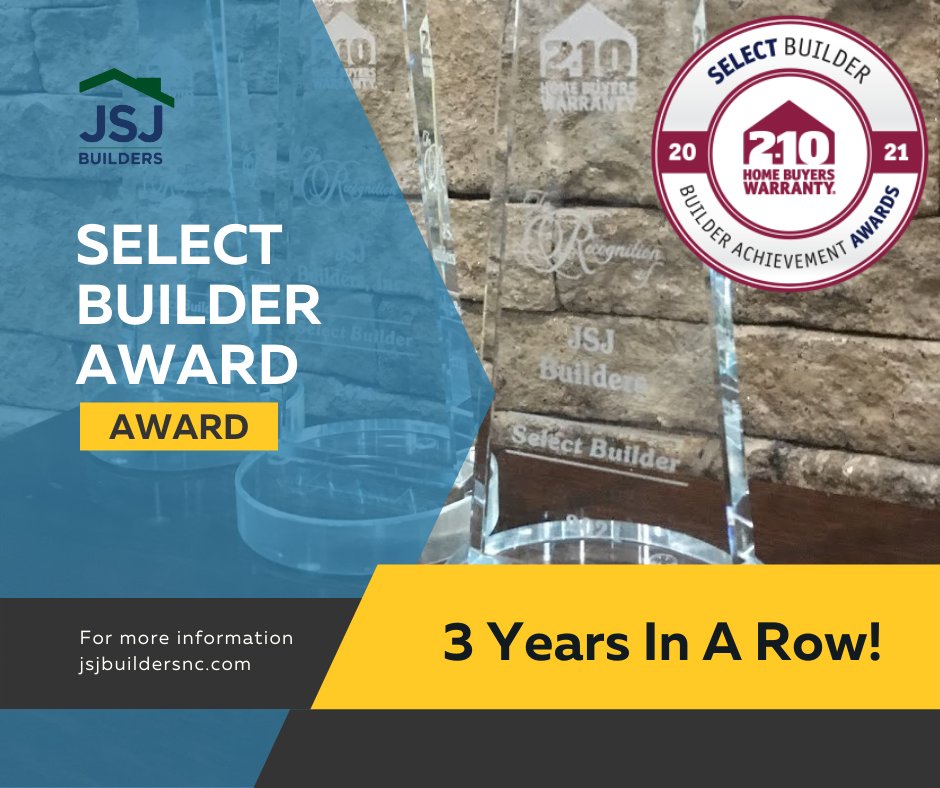 jsjbuilders's tweet photo. 🎉🎉 3 Years in a row we've won the Select Builder Award! 🏆 The Select Builder Award recognizes skillful builders who value the importance of developing relationships with their home buyers.
#JSJBuilders #NewHomes #CustomerSatisfaction #Award #SelectBuilder https://t.co/6Q6Oz93XXK