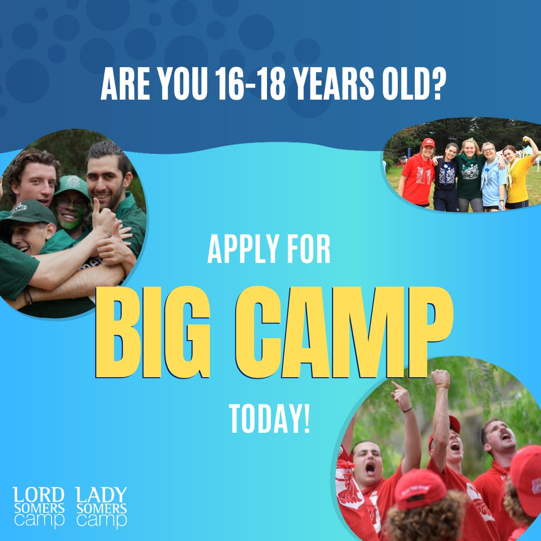 Keen for a ridiculously fun week by the beach? Want to make life-long friendships and develop your leadership skills?

Apply for Big Camp today! loom.ly/f5k4O_o