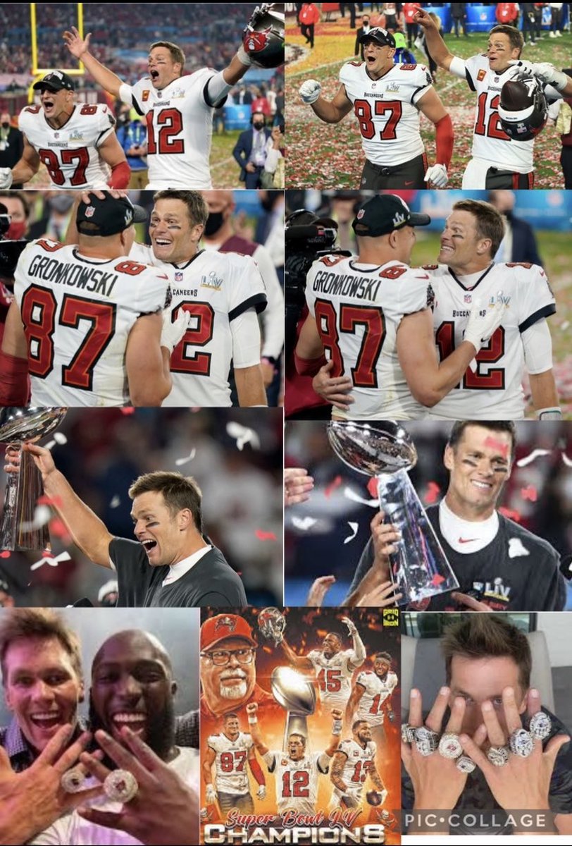 @Buccaneers @TomBrady My favorite memory of Tom Brady in Tampa, FL was the Buc’s 2021 Super Bowl LV win! The excitement shared between Brady and @RobGronkowski was priceless, as well as their love for their Bucs teammates and coaches. #SuperBowlLV #Brady #Gronk #Bromance 
#BradyandGronk #TB12