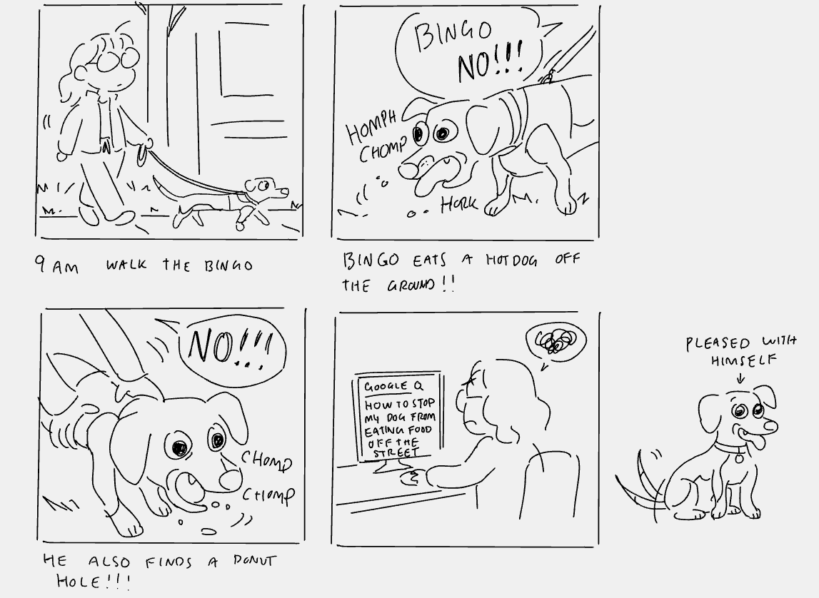 my bastard dog #hourlycomicday 