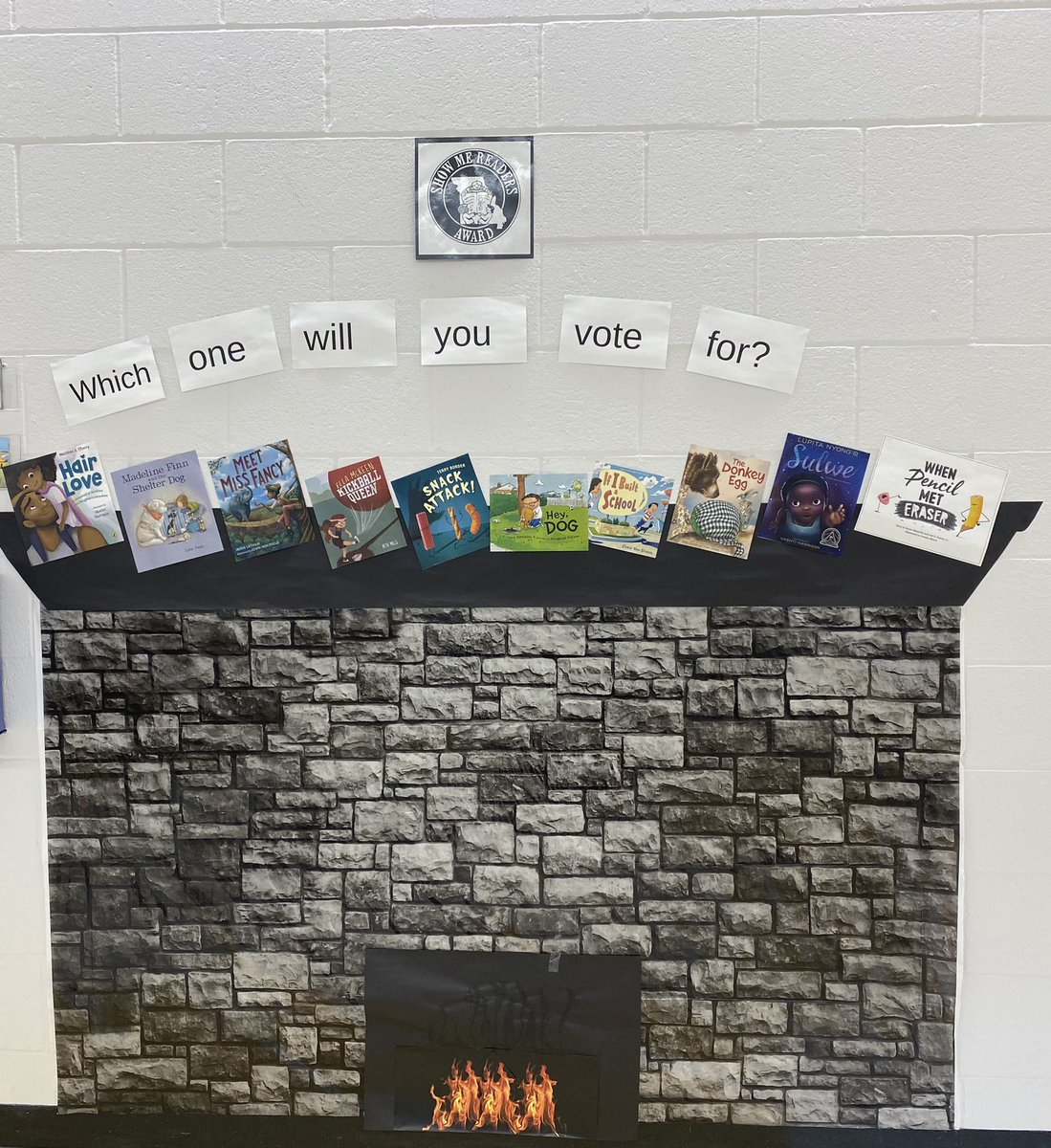 Finishing up the Show-Me-Reader Nominees this week.  We will be voting soon, but it will be hard to choose.  So many great books this year.  Which will you choose?  #tweetingtuesday <a href="/Satothaburr/">Satotha Burr</a> <a href="/NSDCarver/">Carver Elementary</a> #showmereaderawards