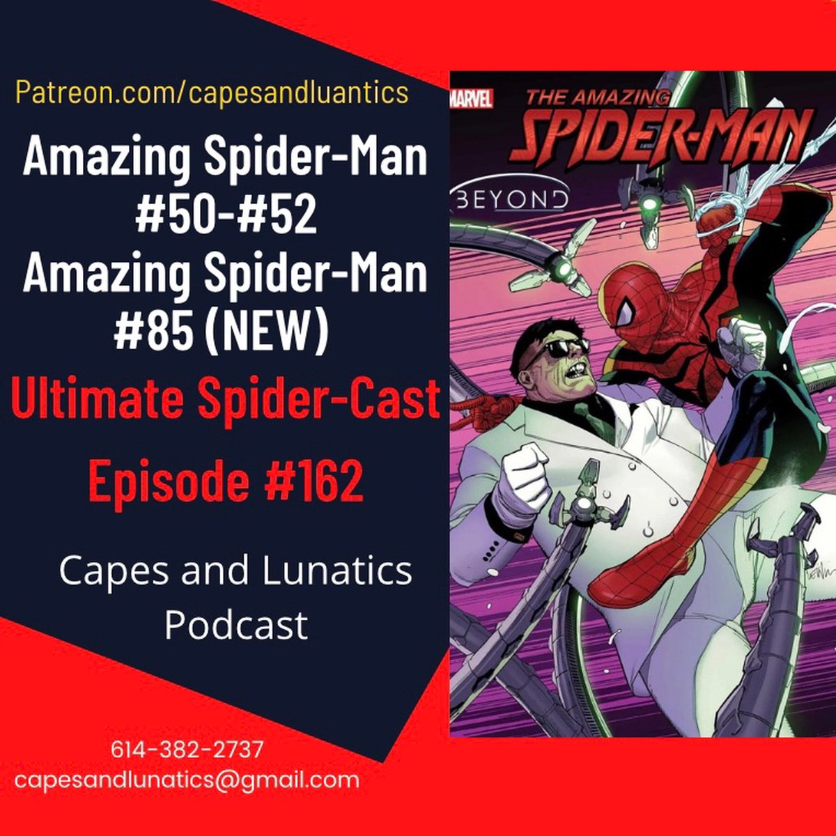 Ultimate Spider-Cast Episode #162 tinyurl.com/3ma9uwyd @Nightwingpdp and <a href="/LilithHellfire/">Lilith Hellfire</a> review Amazing #SpiderMan #50-#52 featuring the first appearance of #kingpinwilsonfisk and NEW issue Amazing Spider-Man #85 featuring #DoctorOctopus