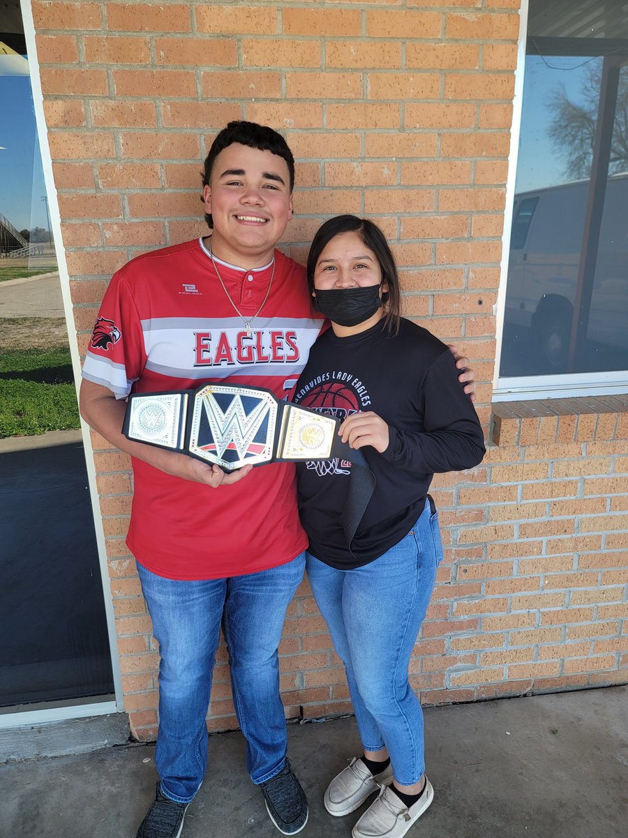 BenavidesIsd's tweet photo. Athletes of the Month: Josh Garcia &amp; Krystin Garza
Athletic Program Teacher of the Month: Mr. Mann (History) 
Congrats!! https://t.co/Pd25uJXJXK