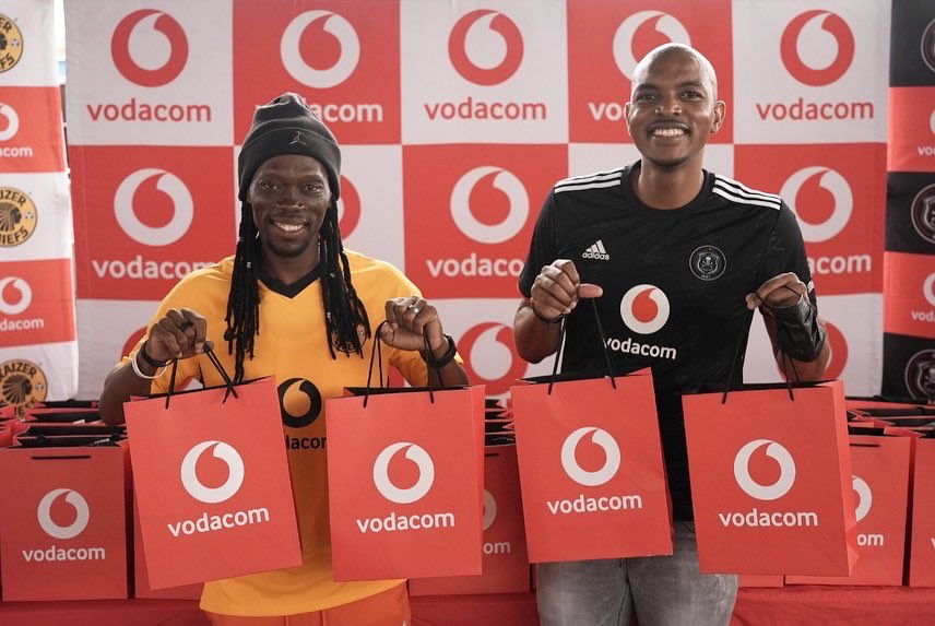 pm_foundation's tweet photo. Our founder &amp; CEO @thebold_27 joined @VodacomSoccer and @orlandopirates at Bathabile Primary School in Olivenhoutbosch. The event speaks &amp; aligns with us in terms of community upliftment, it represents our Vision and Mission as @pm_foundation #FurtherTogether #Back2School #PMF https://t.co/wEc623hsfv