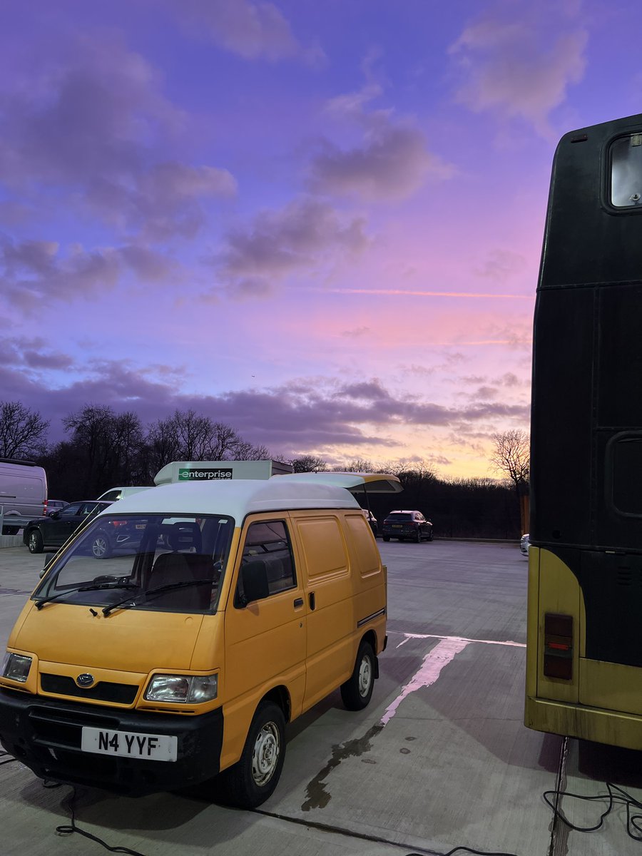 Windy day on set today 🌪☕️