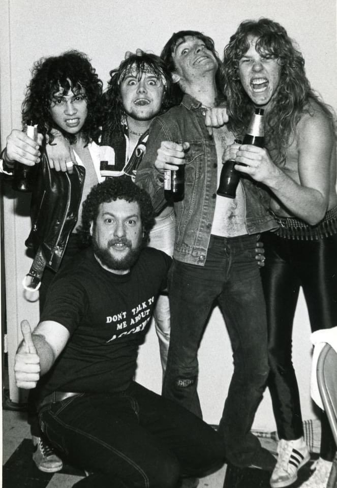The metal world just lost a legend. #RIPJonnyZ

 #Metallica and Jonny Zazula