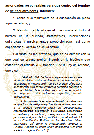 Justicia Covid tweet media