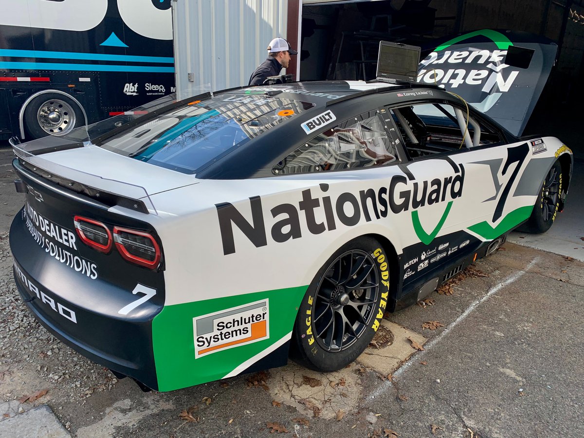 SpireMotorsport's tweet image. Our @NationsGuard No. 7 car is ready to take on the @lacoliseum! Only 5 more days!
#BuschLightClash #LAColiseum #NASCAR 

@CoreyLaJoie | @NASCAR