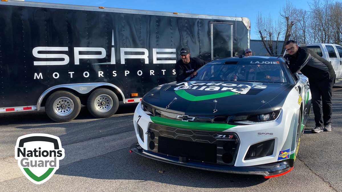 SpireMotorsport's tweet image. Our @NationsGuard No. 7 car is ready to take on the @lacoliseum! Only 5 more days!
#BuschLightClash #LAColiseum #NASCAR 

@CoreyLaJoie | @NASCAR