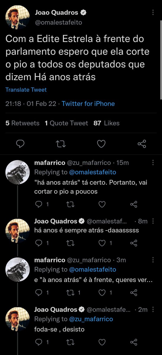 É por merdas destas que eu acho que o Twitter devia ser a pagar. É injusto este conteúdo ser grátis.