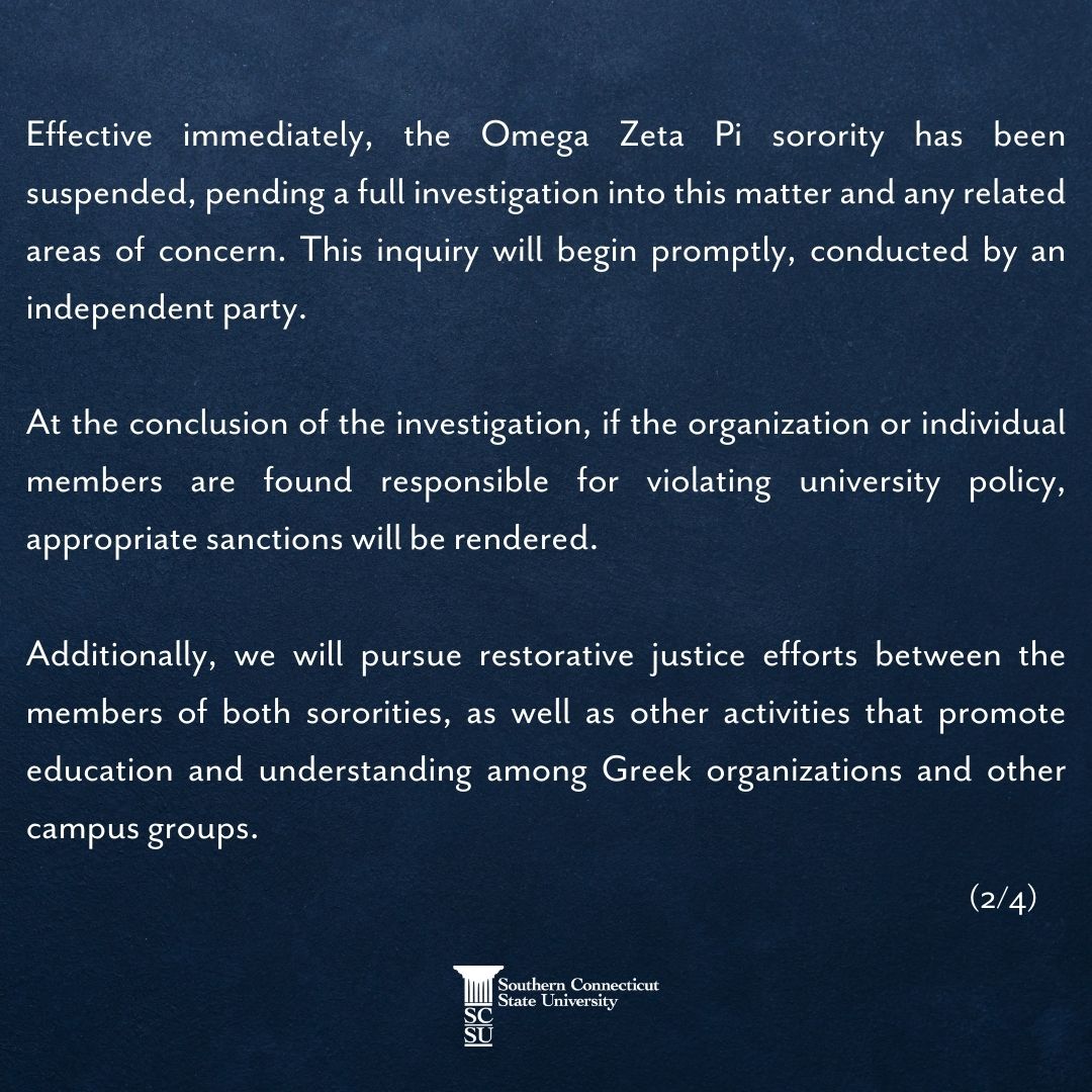 SCSUTopOwl's tweet photo. As I outlined in my initial communication on Sunday, I feel that it's important to confront this issue head on, hold individuals and organizations accountable for their actions, &amp; explore and provide educational and outreach opportunities that promote both knowledge &amp; inclusion. https://t.co/r2s3dm2qpO