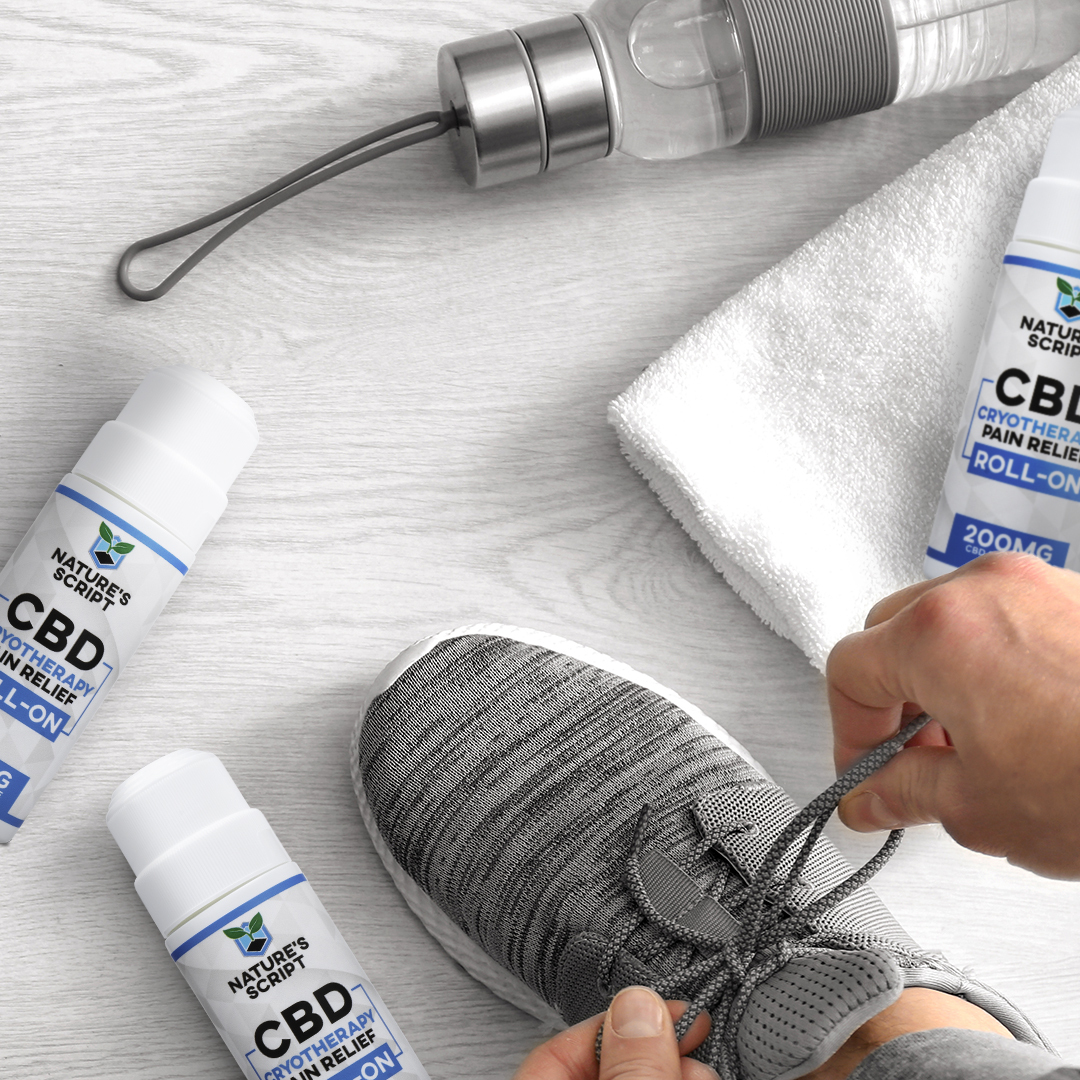 Natures_Script's tweet image. Get back in the game and perform at your highest level with Nature’s Script CBD Roll-On Pain Gel. 

Cooling menthol and premium CBD combine to help relieve sore muscles and joints so you can feel and move your best!

#cbd #painrelief