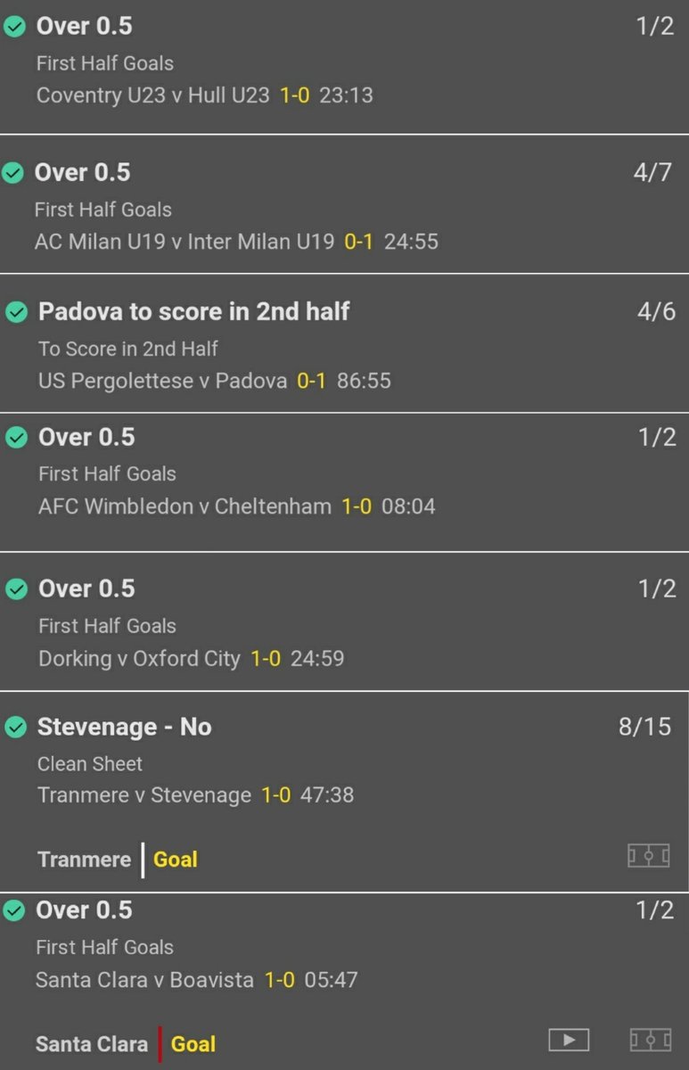 TheStatsKing's tweet photo. BOOOOOOOOM!!💥💥💥
ANOTHER DAY FULL OF WINNERS!🔥

✅ 4/5 FHG LIST
✅ 3/4 INPLAYS
✅ EVENS TREBLE

What a start to the month for VIPs with winner after winner throughout the day 💪Here's the link to join 👇
https://t.co/lsAeV5TQXc https://t.co/gaYxhiNEQS