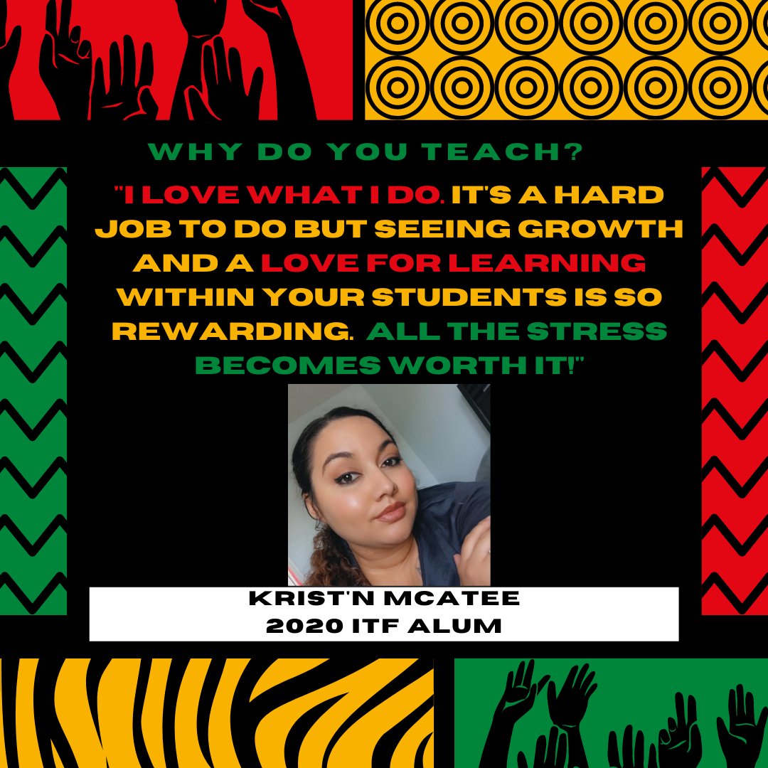 What's your why?
#blackhistorymonth 
#indyfellows
#becomeateacher
apply.tntp.org/prog/tntpteach…