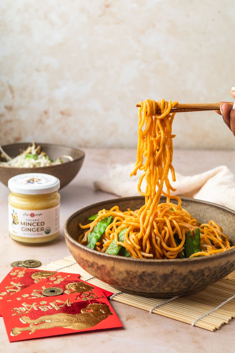 Longevity noodles = a Lunar New Year must. Noodles (the longer, the better) are eaten to represent a long life and should never be cut so don't forget your #chopsticks. Check out the recipe here: instagram.com/p/CZcIuRxM3RV/ #LunarNewYear #LunarNewYear2022
