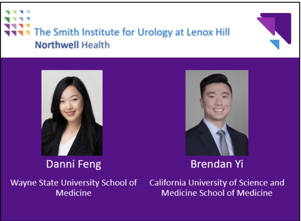 @LenoxHillUrology (@lhhurology) on Twitter photo <a href="/AmerUrological/">Amer. Urol. Assn.</a> <a href="/BrendanYi/">Brendan Yi</a> The Smith Institute for Urology at Lenox Hill Hospital is PSYCHED, faculty is STOKED and residents THRILLED to welcome <a href="/DanniFeng3/">Danni Feng</a> and  @brendanyi to the family! <a href="/AmerUrological/">Amer. Urol. Assn.</a> <a href="/BrendanYi/">Brendan Yi</a> The Smith Institute for Urology at Lenox Hill Hospital is PSYCHED, faculty is STOKED and residents THRILLED to welcome <a href="/DanniFeng3/">Danni Feng</a> and  @brendanyi to the family!