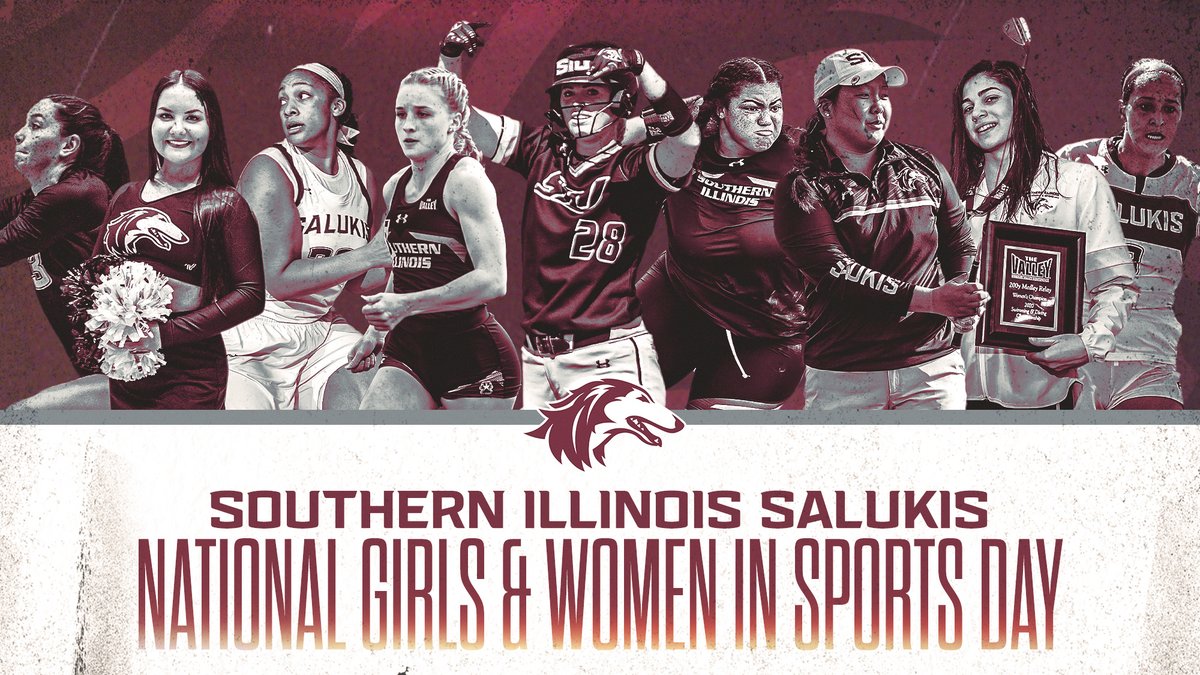 Happy National Girls and Women in Sports Day to all women in sports! Thanks for inspiring the next generation. ❤️

#NGWSD x #Salukis