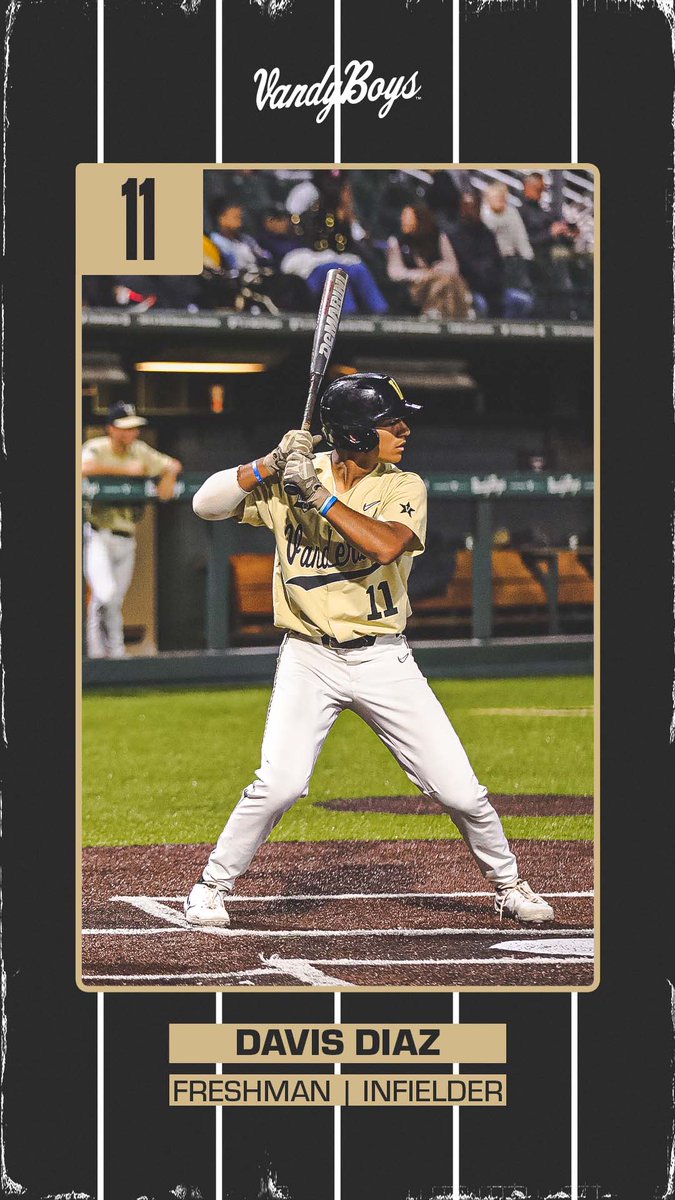 VandyBoys's tweet photo. "Davis is a consistent young man in virtually everything that he does. He shows up the same way every day with a smile and an energy to get better. He is a well-rounded baseball player." - Coach Corbin https://t.co/maTrkCqRQm