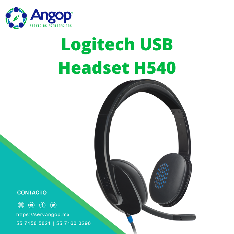 AngopServicios's tweet image. #Somos_Angop #logitech
AUDÍFONOS CON MICRÓFONO USB PARA COMPUTADORA H540 Con sonido de alta definición y controles integrados en el audífono. 
#Logitechheadset #logitechheadsets  #diademaconmicrofono 
✉ventas@servangop.mx | 📞5571585821
servangop.mx/promociones#Lo…