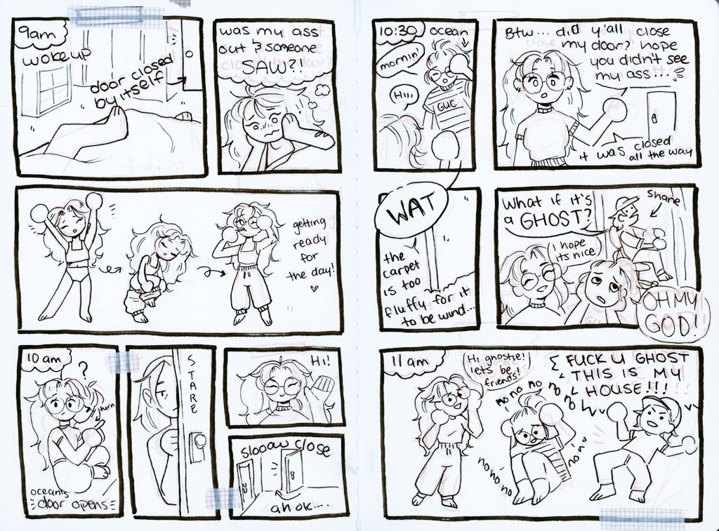 I know I'm super late buuut I did hourly comic day!! ✨ Never gonna do it traditionally again my back hurts lol 