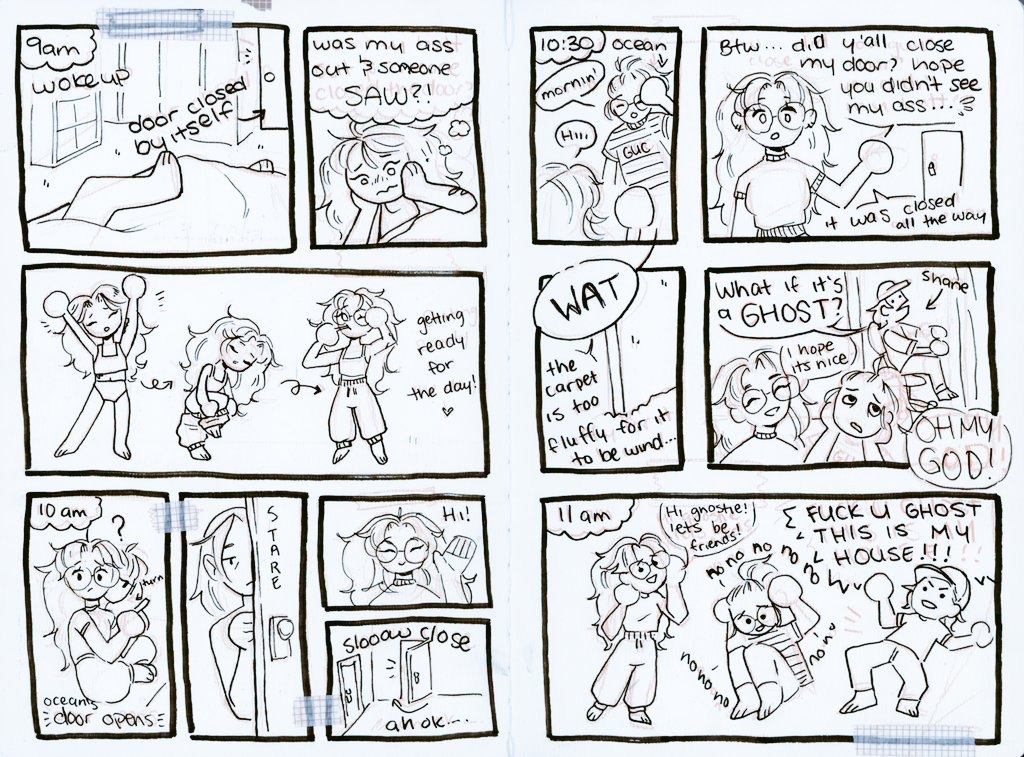 I know I'm super late buuut I did hourly comic day!! ✨ Never gonna do it traditionally again my back hurts lol