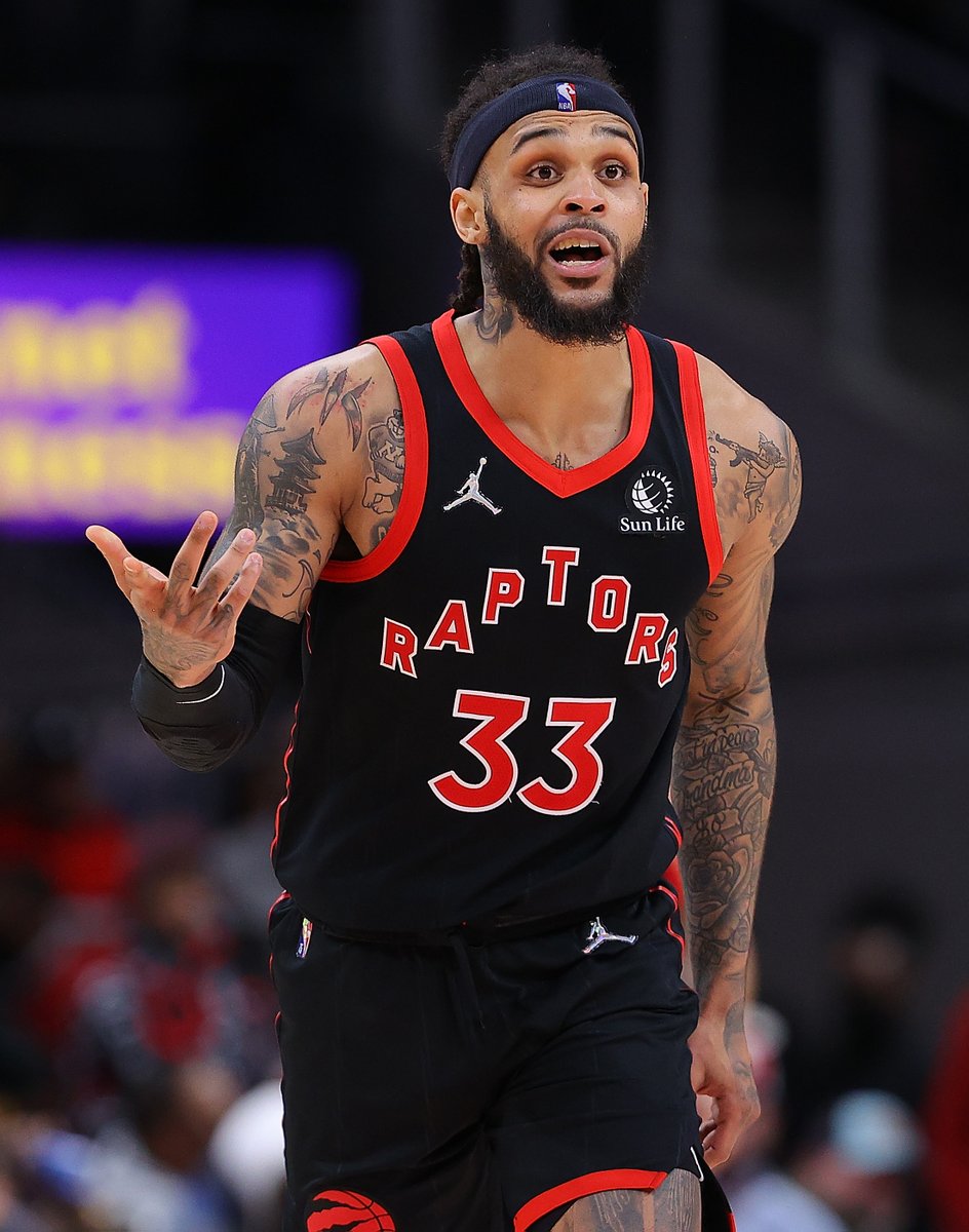 BleacherReport's tweet photo. Gary Trent Jr.'s last five games:

33 PTS | 6-10 3 PT
31 PTS | 9-15 3 PT
33 PTS | 5-15 3 PT
32 PTS | 6-10 3 PT
32 PTS | 5-10 3 PT

Bucket. https://t.co/Y4IvP2EFqb