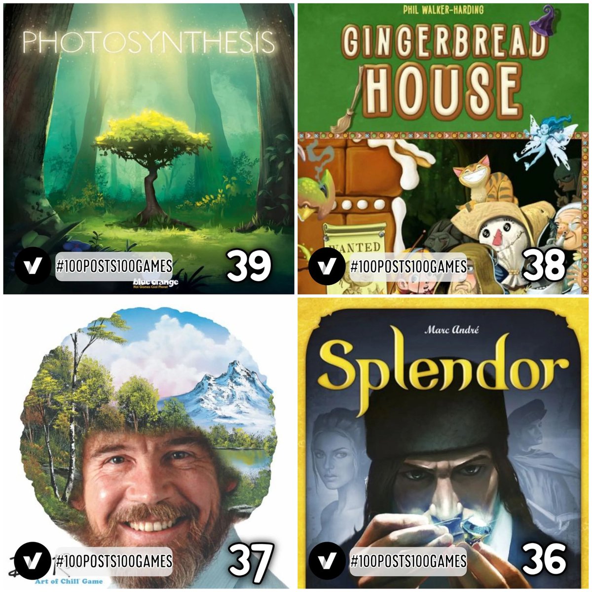 instantgamenite's tweet photo. Continuing on with my #top100 #boardgames of all time, numbers 40-31. https://t.co/iH4jQSZGbT