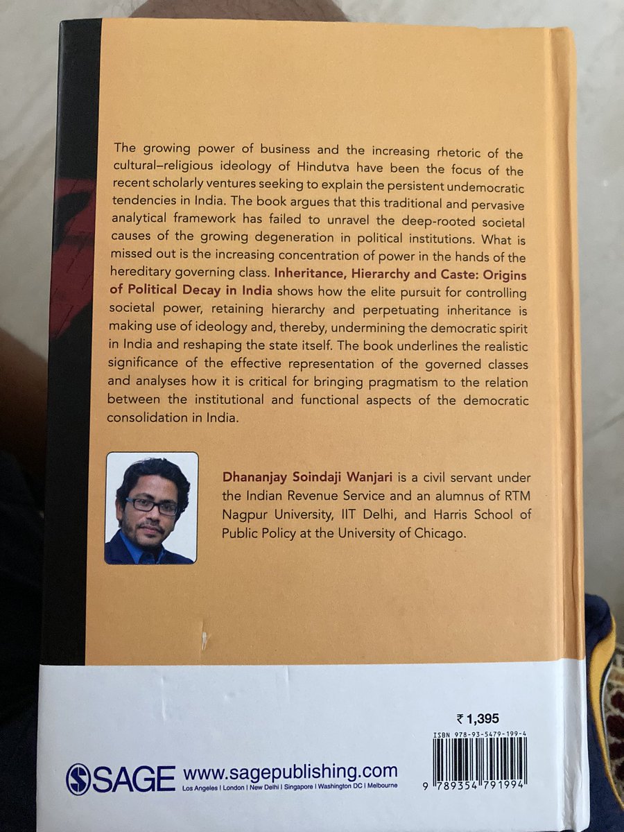 DrPravindd's tweet photo. Nicely written Book by Brilliant Author Dhananjay Wanjari Sir, IRS. Must read to understand the current socio-political scenerio of India with economic angle. The concepts are so novel and curious which defy the age of author who is just 42.
Must Buy &amp; Read. https://t.co/hOs8DrfLbZ