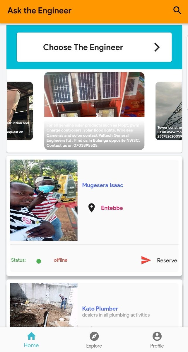 ssentongopeter5's tweet photo. Good morning guys wowe up with vibes of @AskEngineer2 . This is an out look of the application. Get yours via https://t.co/EXhqoeWAie
And enjoy the best engineering services
#AskTheEngineer https://t.co/d1i6yeD3cb