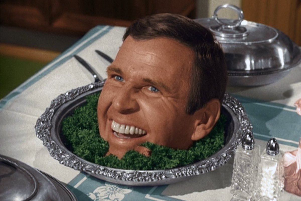 Head of the table. #unclearthur 
#bewitched #genx #genxtv #retrotv #paullynde #60s #70s
