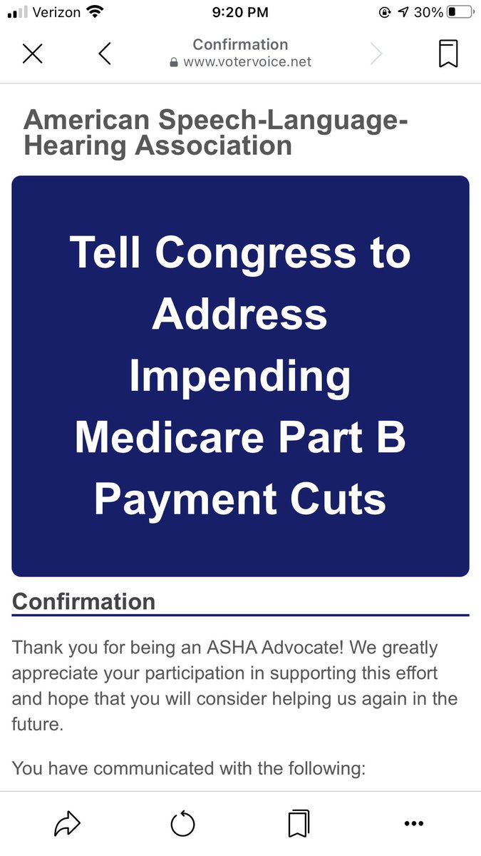 katie_markvicka's tweet photo. Today I contacted my members of Congress to Address Impending Medicare Part B Payment Cuts! Join me! https://t.co/n3GnJyT1NO @unonsslha @NSSLHA @ASHAAdvocacy @BenSasse @DebFischerNE @RepDonBacon @JeffFortenberry @RepAdrianSmith #nsslhastrong #nsslhaadvocates #studentadvocates https://t.co/VEPyFuB2Wq