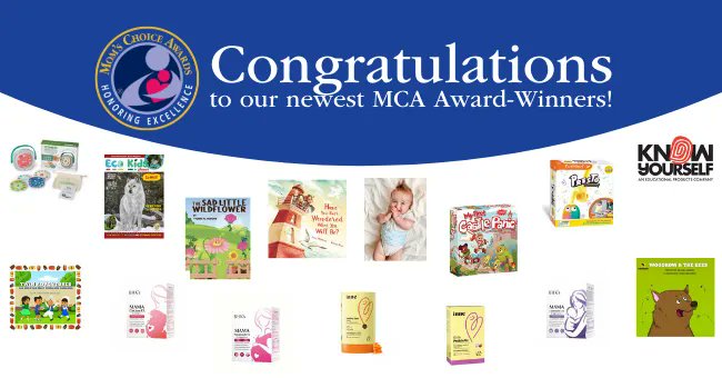 This week’s roundup of MCA #Awardwinners features #BoardGames, #Supplements, #BabyProducts + More by <a href="/strwbrrypnclmgc/">Strawberry Pencil Magic</a> <a href="/YMMauthor/">Yvonne Morgan</a> <a href="/KnowYourselfOAK/">Know Yourself</a> @firesidegames <a href="/Happi_Tummi/">Happi Tummi</a> &amp; more! View the full list here 👉bit.ly/3oh84OJ