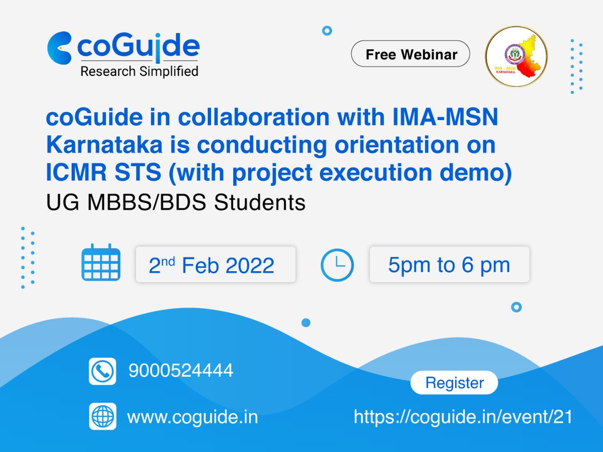 coguide_RMS's tweet photo. Register for the session using the following link.
https://t.co/ui0YAYMSLa
#students #medical #dental #ICMR #STS #thesishelp #protocol #samplesize #dataanalysis #orientation #medicalstudents #MBBS #undergraduate #BDS #shorttermstudentship #UG #research #researchpaper #usmle #plab https://t.co/yse8FuhwOd