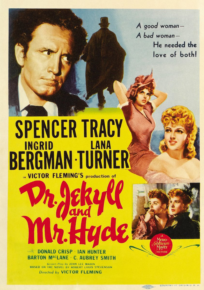 adccinds's tweet photo. This week's #TrippyTripleFeature highlights the two sides of man, the one we share with the world and our baser selves.
#SvenGali (1931)
#DrJekyllandMrHyde (1941)
#TheWolfman (1941)
#TrippyTripleFeatureTuesday #Movies #Horror #HorrorCommunity https://t.co/OeZ4FI5w61