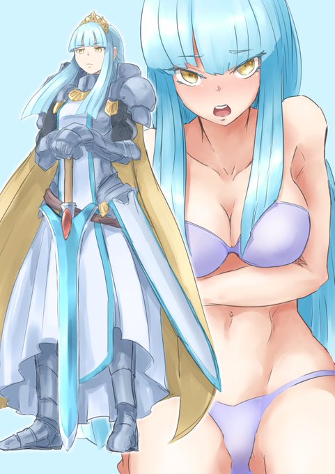 #過去絵を投げて絵を描いた気になろうキャンペーン
女騎士キャンペーン 