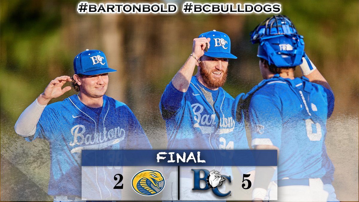 KICK START! . The Barton baseball team opened the 2022 campaign with a 5-2 win over Coker Tuesday at Nixon Field! . #BartonBold . #BCBulldogs . <a href="/BartonBaseball/">Barton College Baseball</a>