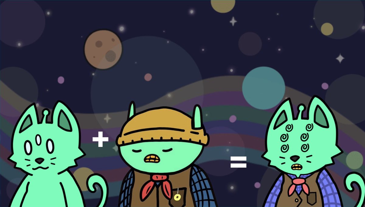 Cosmic Cats (@cosmiccats_) on Twitter photo Hi, Frens!
Our Cats will be abducting 3 different NFT projects and experimenting on them! First will be <a href="/alienfrens/">alien frens</a> if you own an Alien Fren you will be able to mutate your Cosmic Cat!
300 people to retweet and tag Frens will be whitelisted!
discord.gg/cosmiccats
#NFTS Hi, Frens!
Our Cats will be abducting 3 different NFT projects and experimenting on them! First will be <a href="/alienfrens/">alien frens</a> if you own an Alien Fren you will be able to mutate your Cosmic Cat!
300 people to retweet and tag Frens will be whitelisted!
discord.gg/cosmiccats
#NFTS