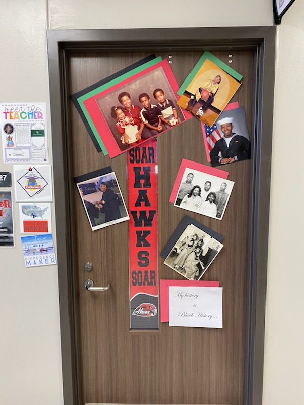 Princess6ft's tweet photo. We kicked off Black History Month with lots of enthusiasm!  Announcements will be student lead. They will learn about and celebrate some of the most influential African Americans in history! ❤️💚💛 @ambermhope @hudson_bsa @BSA_Garland @Hudson_Hawks https://t.co/lyei5c5Q9U