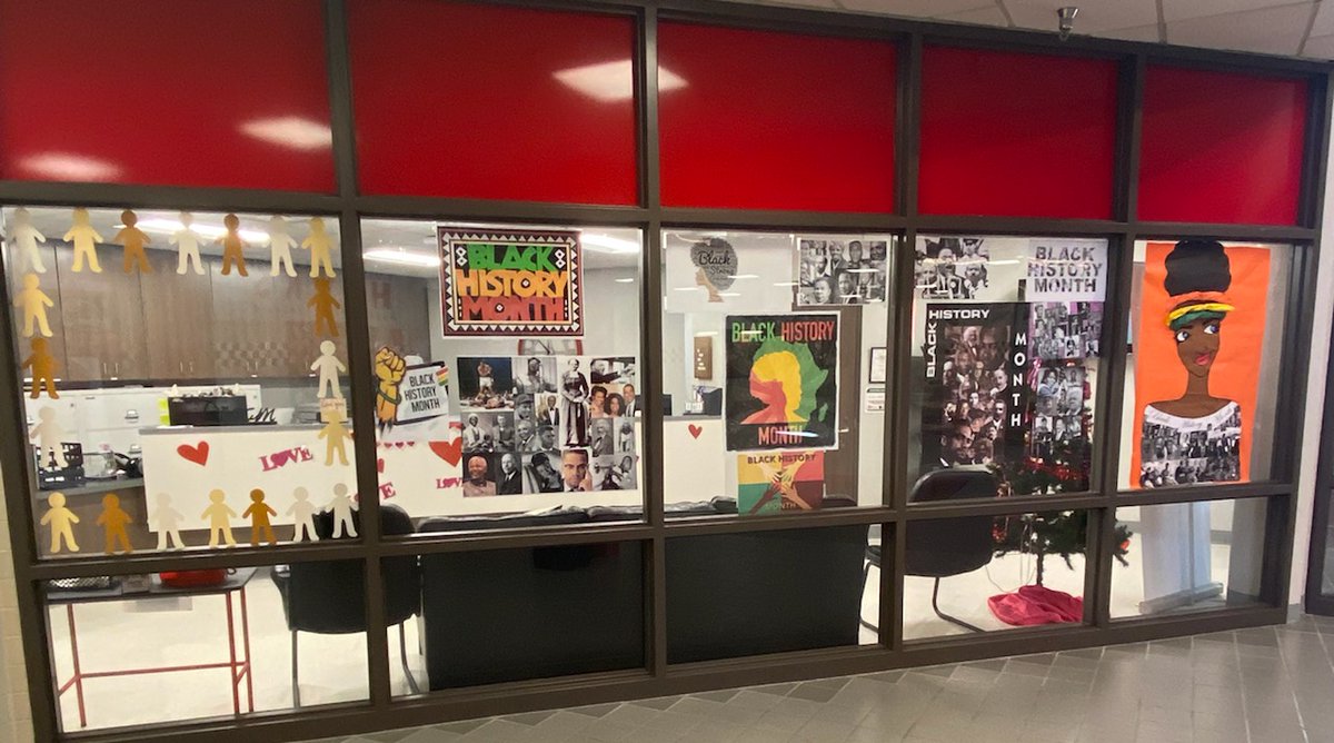 Princess6ft's tweet photo. We kicked off Black History Month with lots of enthusiasm!  Announcements will be student lead. They will learn about and celebrate some of the most influential African Americans in history! ❤️💚💛 @ambermhope @hudson_bsa @BSA_Garland @Hudson_Hawks https://t.co/lyei5c5Q9U