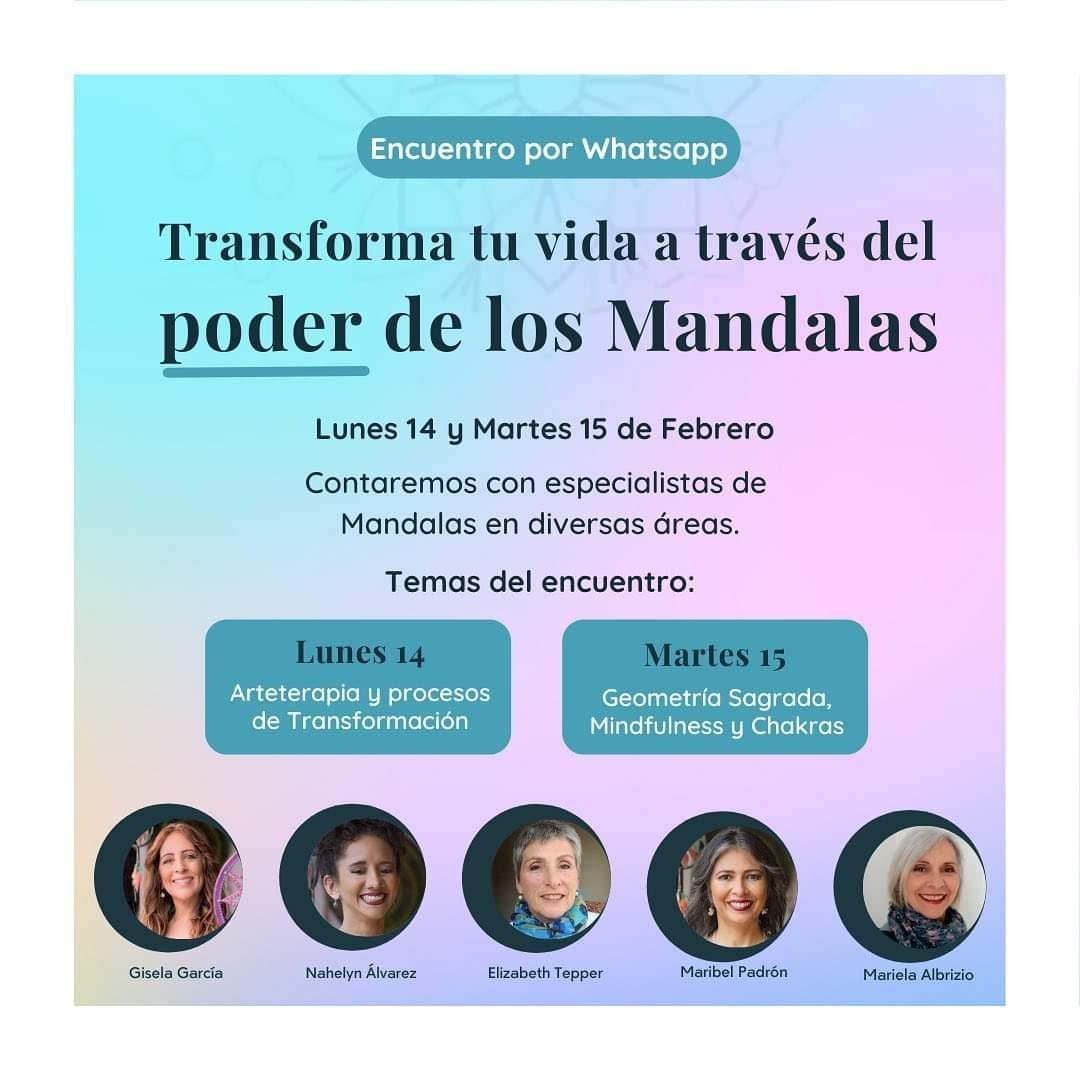 ¿Te gustaría aprender como los Mandalas pueden transformar tu vida? 
Te invitamos a nuestro Encuentro por Whatsapp de BINDU ICAT totalmente ¡GRATIS! 
 14 y 15 de Febrero
¿Estas listo para aprender de poder de los Mandalas?
 Regístrate en el link subscribepage.com/encuentrobindu…