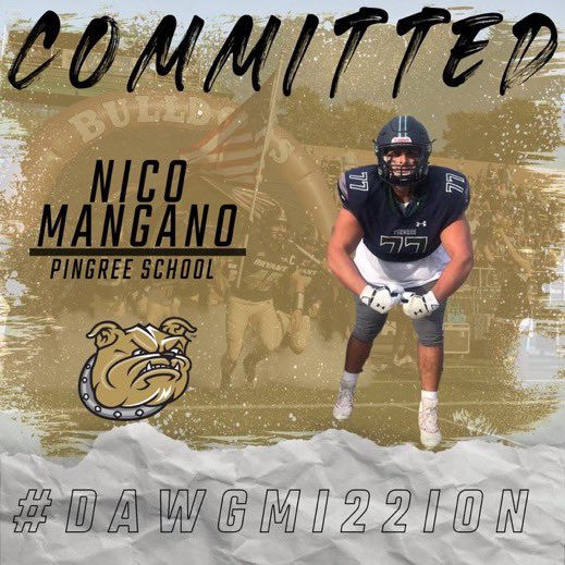 Excited for my next chapter at Bryant University, All In!!! #COMMITTED 
<a href="/CoachSielawa/">John Sielawa</a> <a href="/PingreeFootball/">Pingree Football</a>
