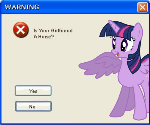 SolarisMaree's tweet photo. Is your girlfriend a horse? #MLP https://t.co/k8m43Iv7KW
