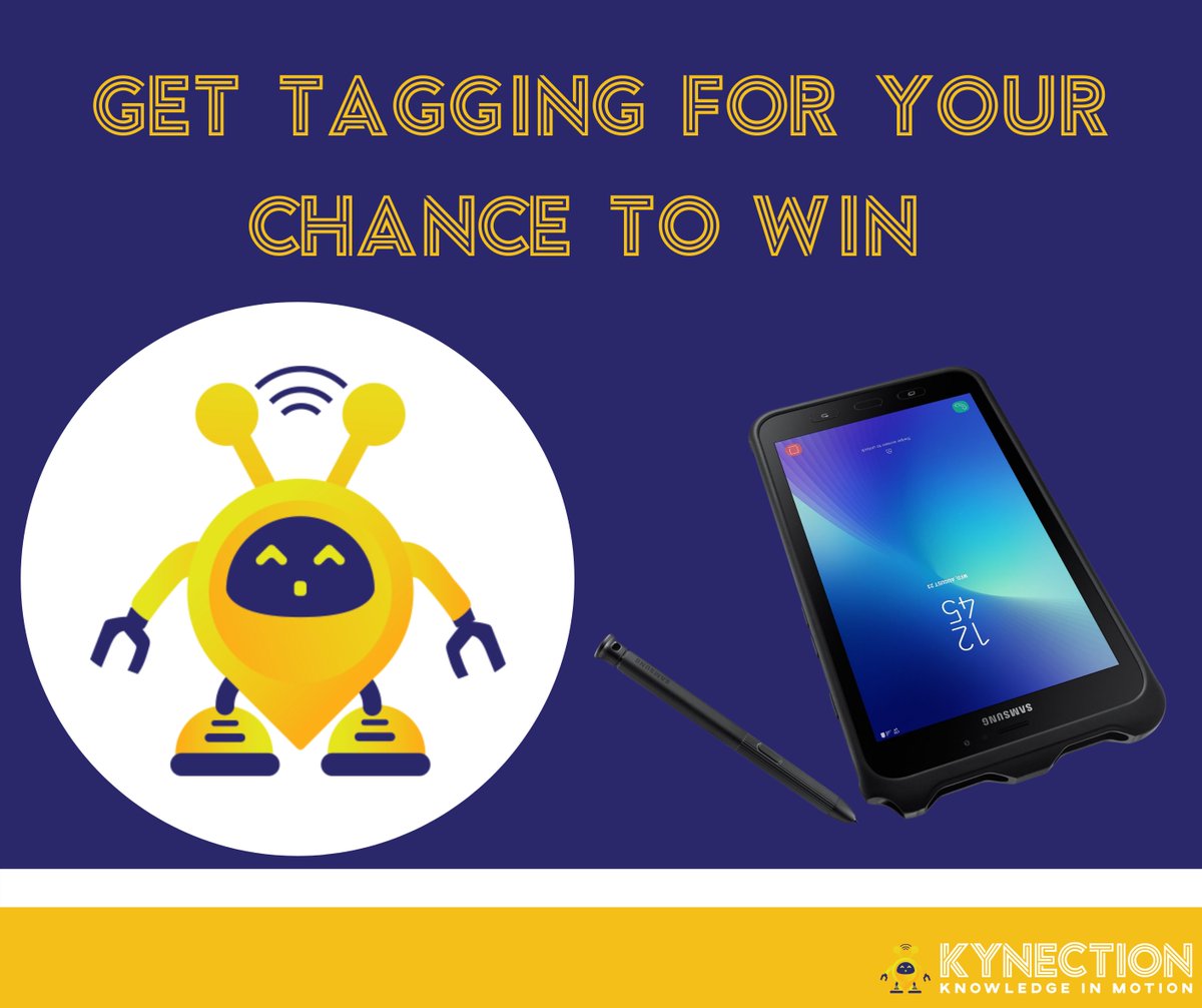 kynection's tweet image. Help us reach 2000 followers on LinkedIn for your chance to win a Tab Active 3 WIFI + 4G (64 GB).  All you need to do is tag your friends on any of our LinkedIn posts between the 21st of January &amp;amp; midnight on the 25th of February.  #gettagging #tabactive3