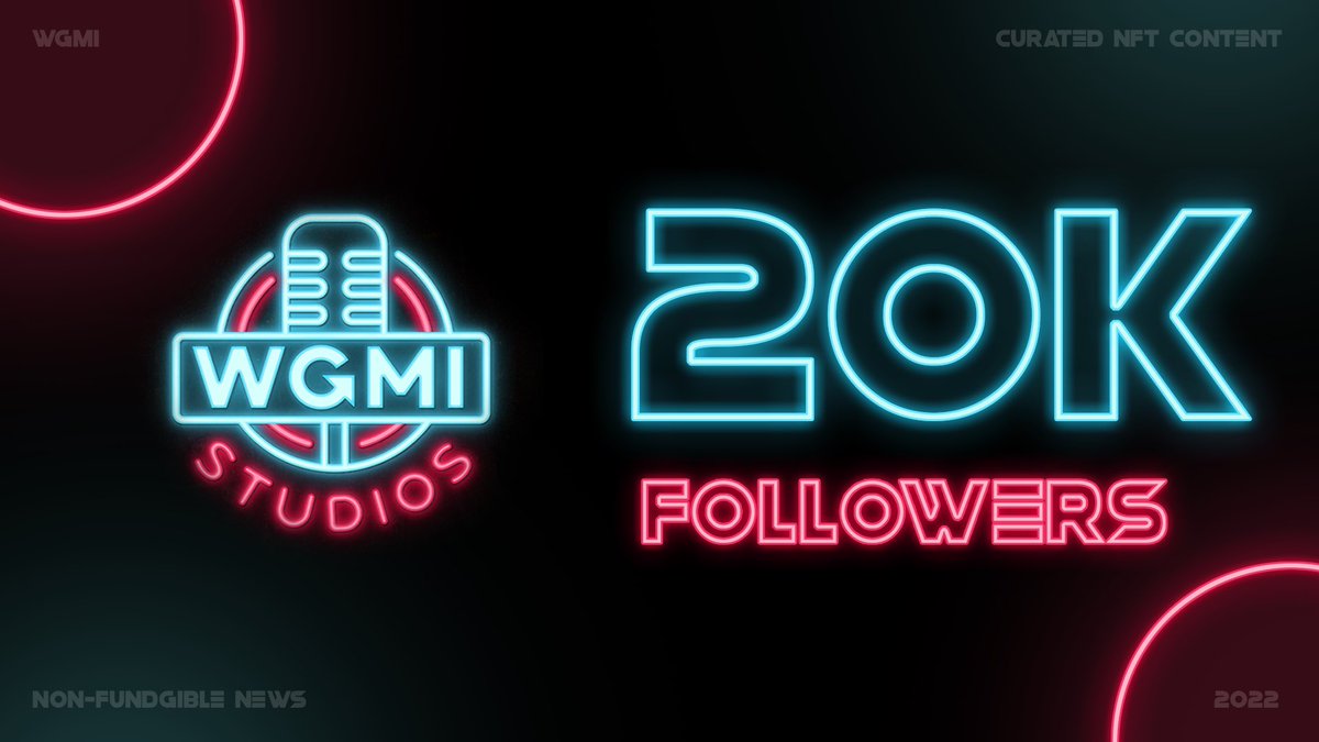 Thanks for 20k everyone! We appreciate all of the love &amp; support ❤️

Like &amp; Retweet for whitelist, picking a few 👀