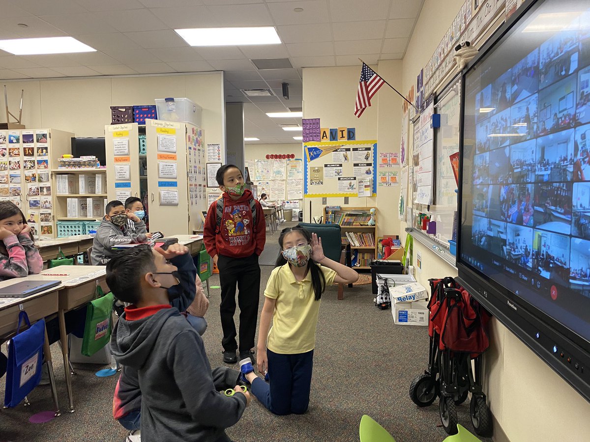 msrojas4th's tweet photo. We were all so proud to see our classmate and friend on the announcements sharing so many amazing facts about Black History Month! Go Landon Go! @TosheaMc @hearnehusky https://t.co/Z1gKo711I6