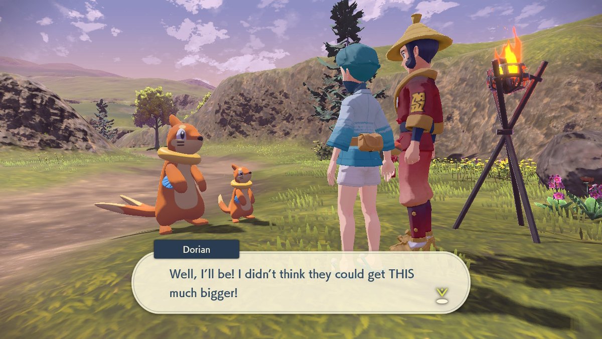 CremeCiel's tweet photo. It took at least 7 buizels to realize this guy wantedto see an alpha. #PokemonLegendsArceus #NintendoSwitch https://t.co/9rmYs02UwO