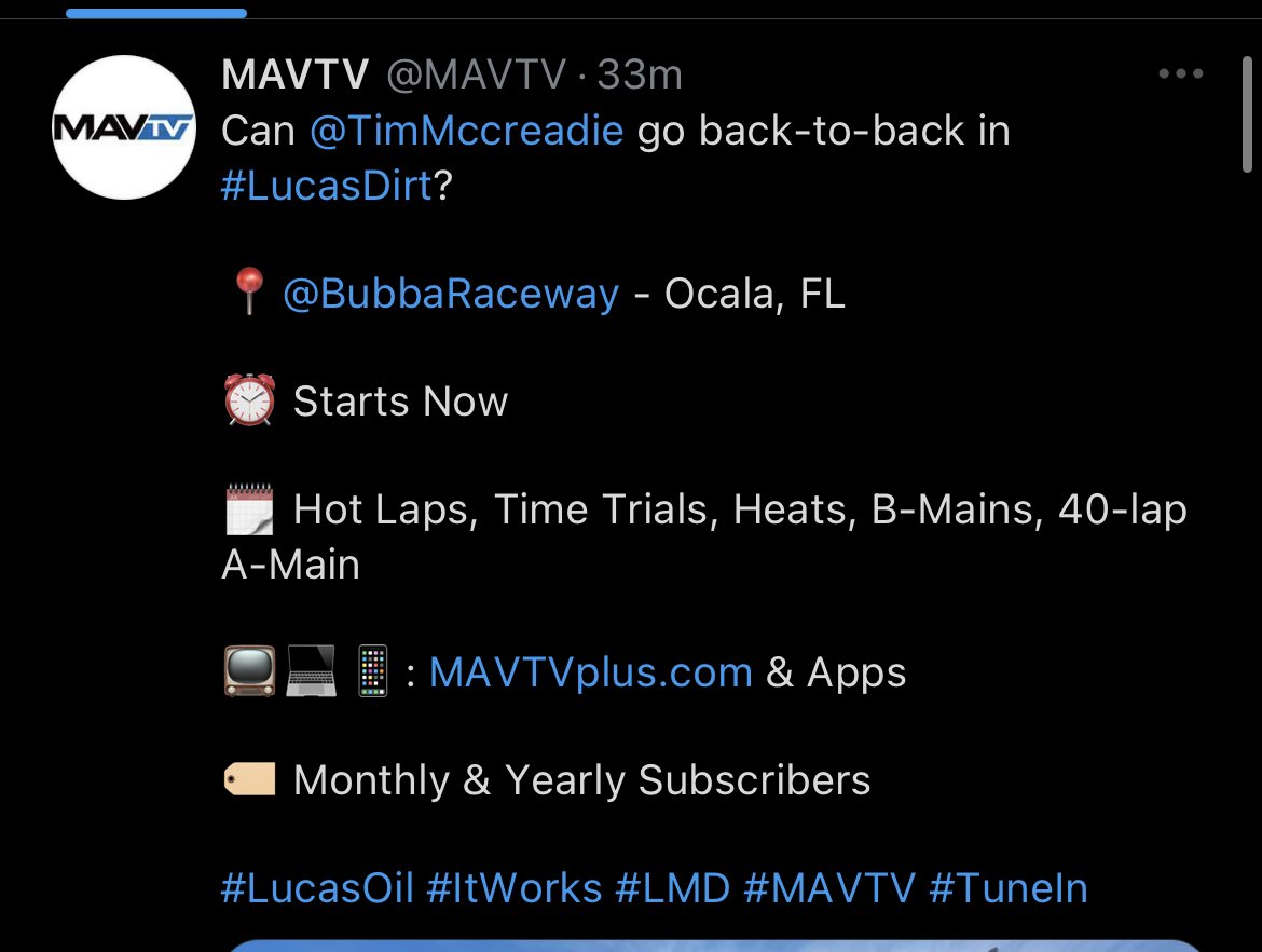 jrod88b's tweet photo. @bdeep35 @nateracer37 @uadeerhunter @MAVTV @lucasdirt They are advertising monthly and yearly on their tweets. https://t.co/9aZxNcryTy
