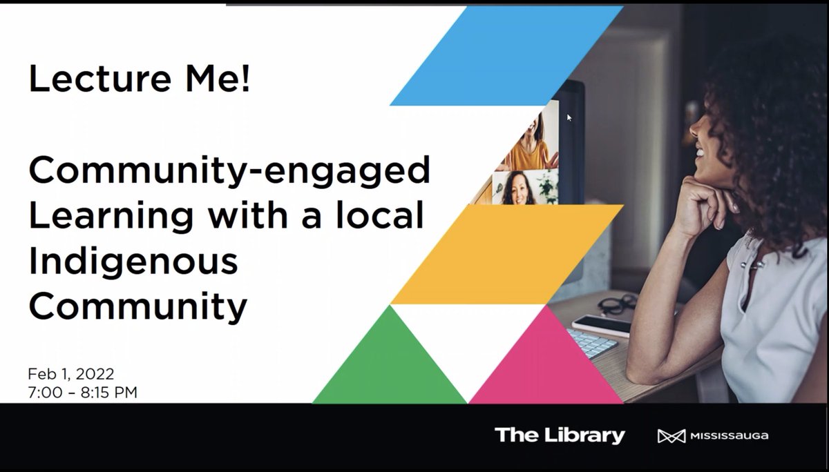DeansOffice_UTM's tweet photo. The #LectureMe event is just about to start!

Very excited to hear all about community-engaged learning with a local Indigenous Community with Profs Sherry Fukuzawa @UTM_Anthro and Nicole Laliberté @UTM_GGE. 🤩 https://t.co/i0LP1B2lhI