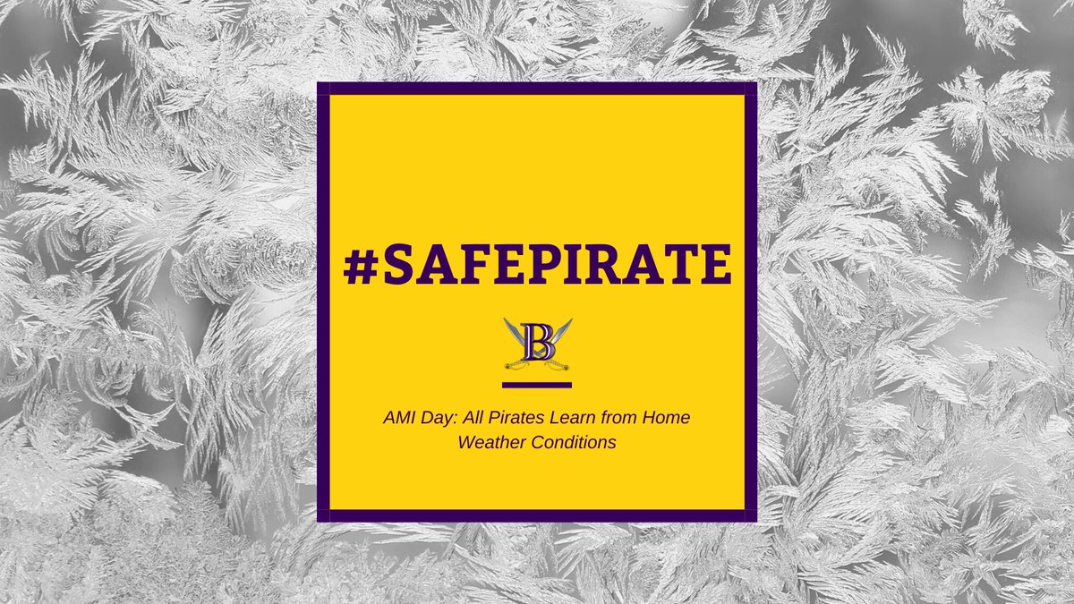 BeltonSchools's tweet photo. Due to forecasted winter weather, all in-person classes are cancelled on Wed, Feb 2, 2022. It will be an AMI Day of learning at home for all students. 

Need a refresher on what's expected on AMI learning days? Visit our website: https://t.co/c3sbgztYOu
#SafePirate https://t.co/ktu6B7zR4e